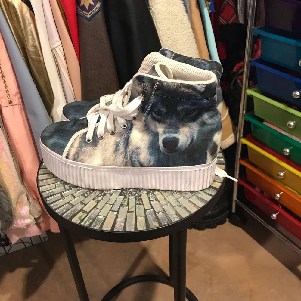 Jeffrey Campbell Wolf platform sneakers